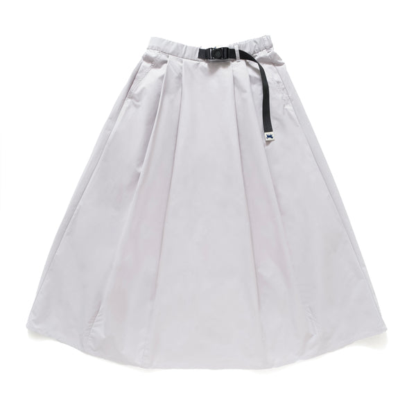 (YD008) Belted Pleated Midi Skirt