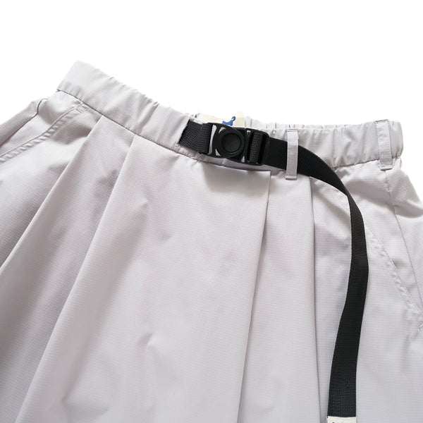 (YD008) Belted Pleated Midi Skirt