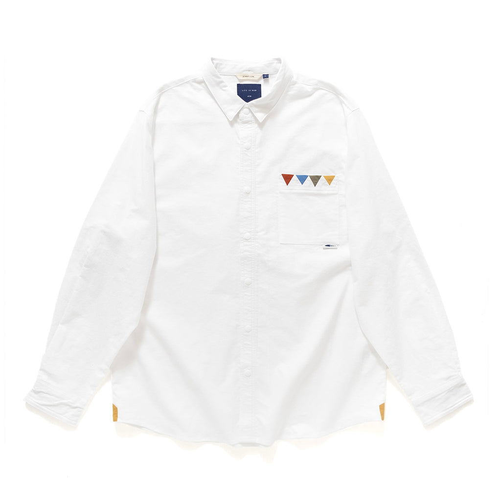 (YS262) Trimmed Pocket Shirt