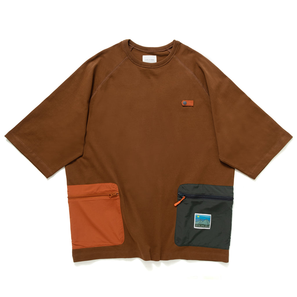 (YT665) Side Pocket Raglan Tee