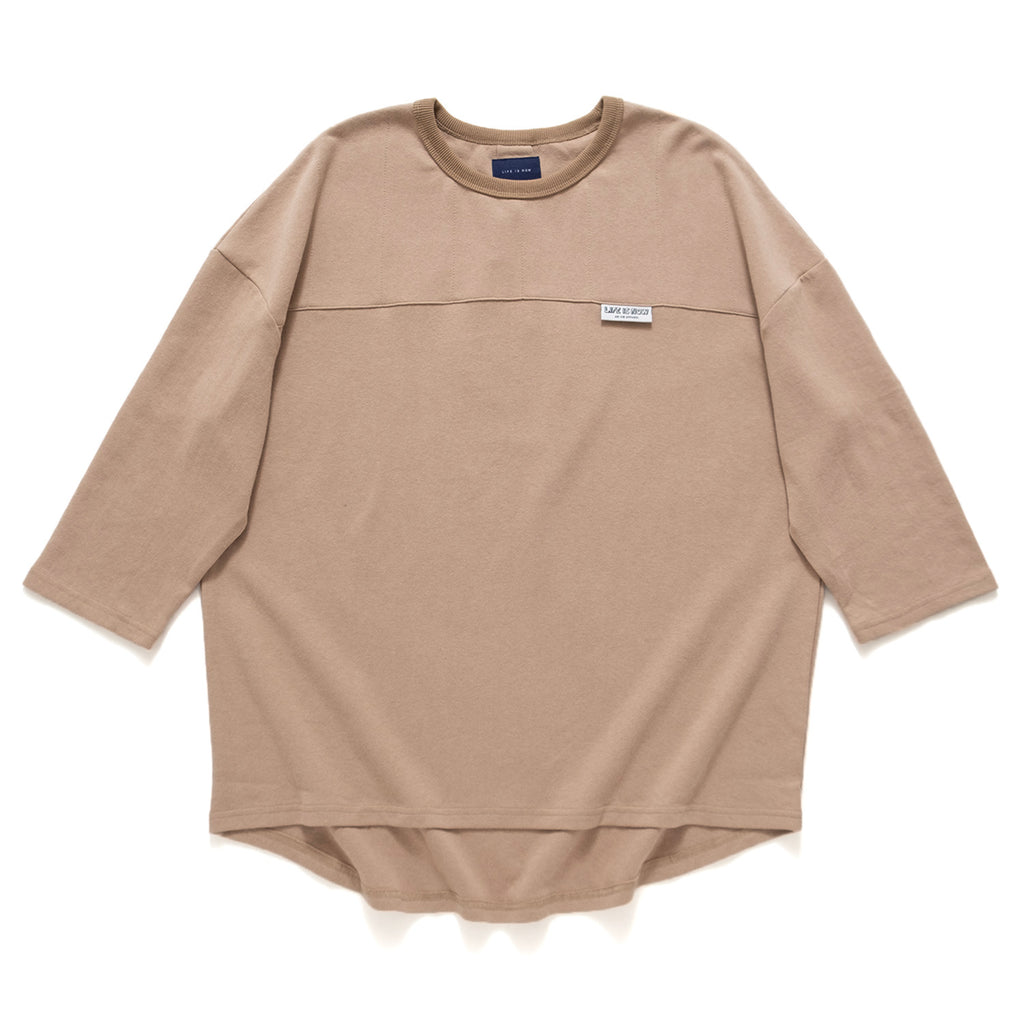 (YT936) Cropped Sleeve Tee