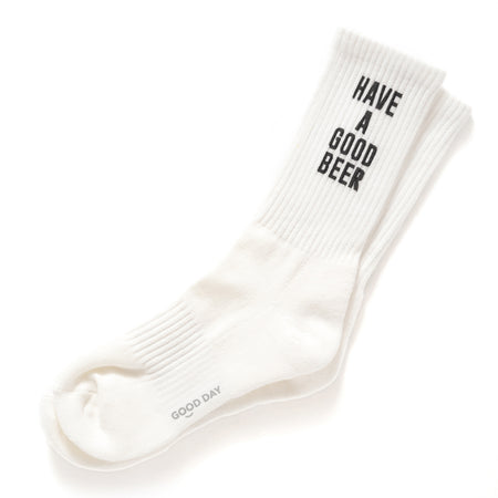 (ZA082) What A Good Day Message Socks