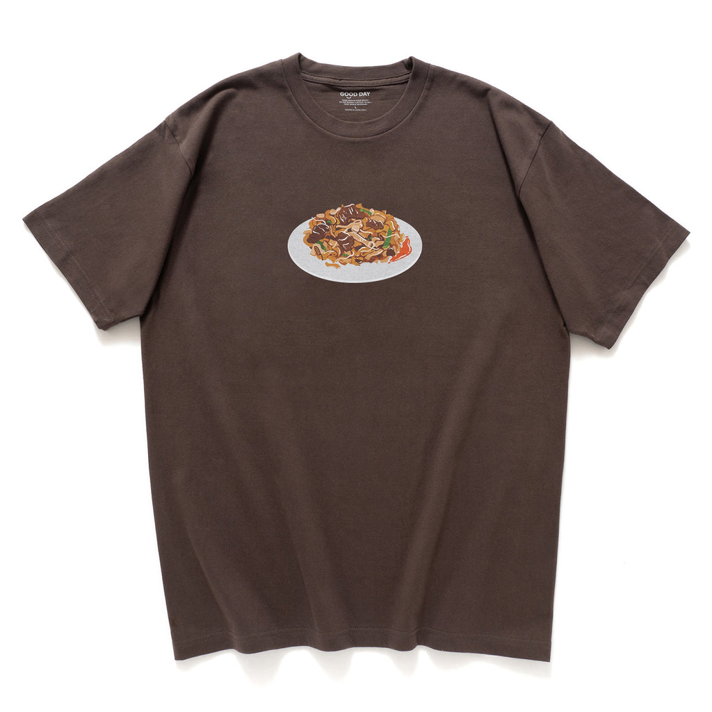 (ZT1038) Fry Beef Rice Noodles Graphic Tee