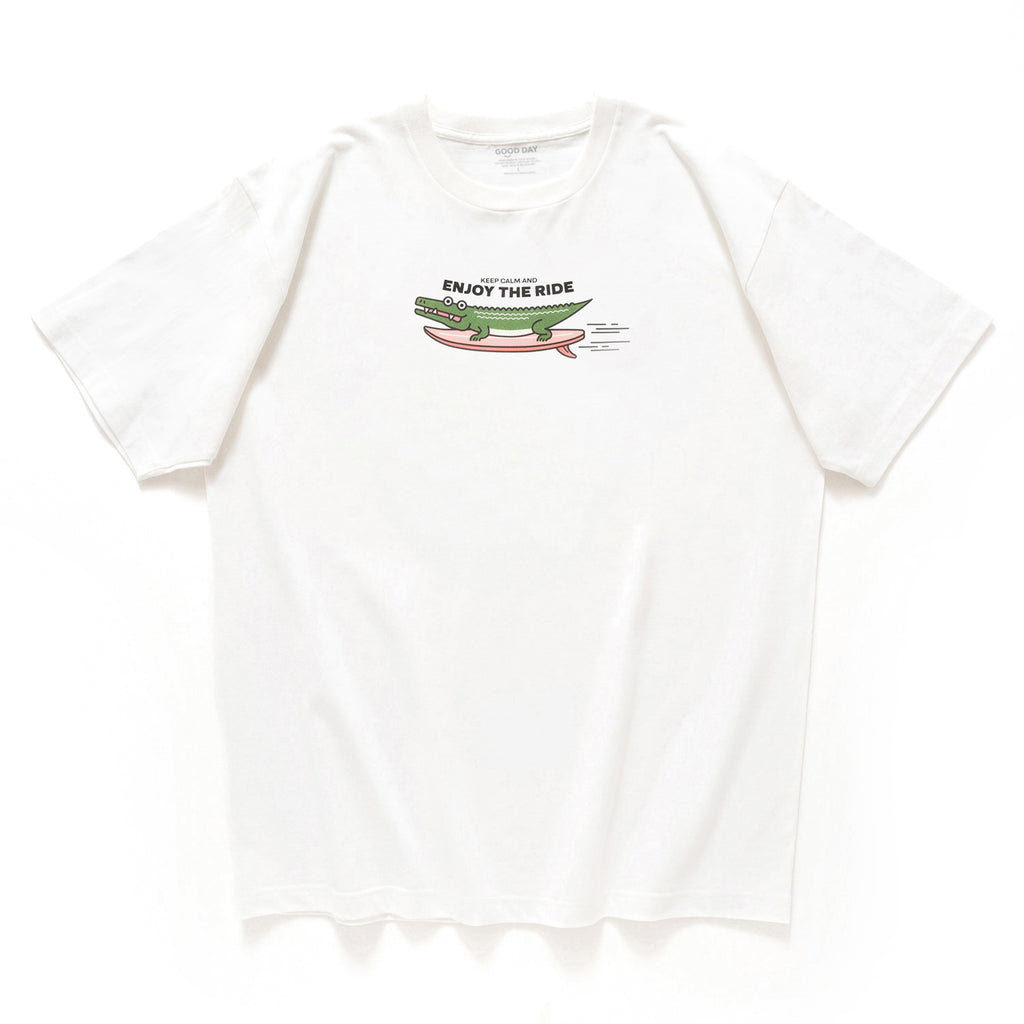 (ZT1067) Enjoy the Ride Surf Graphic Tee