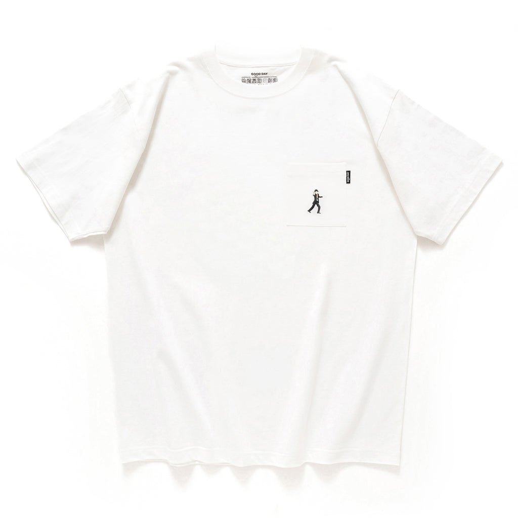 (ZT1078) HK Movie Club Embroidery Pocket Tee
