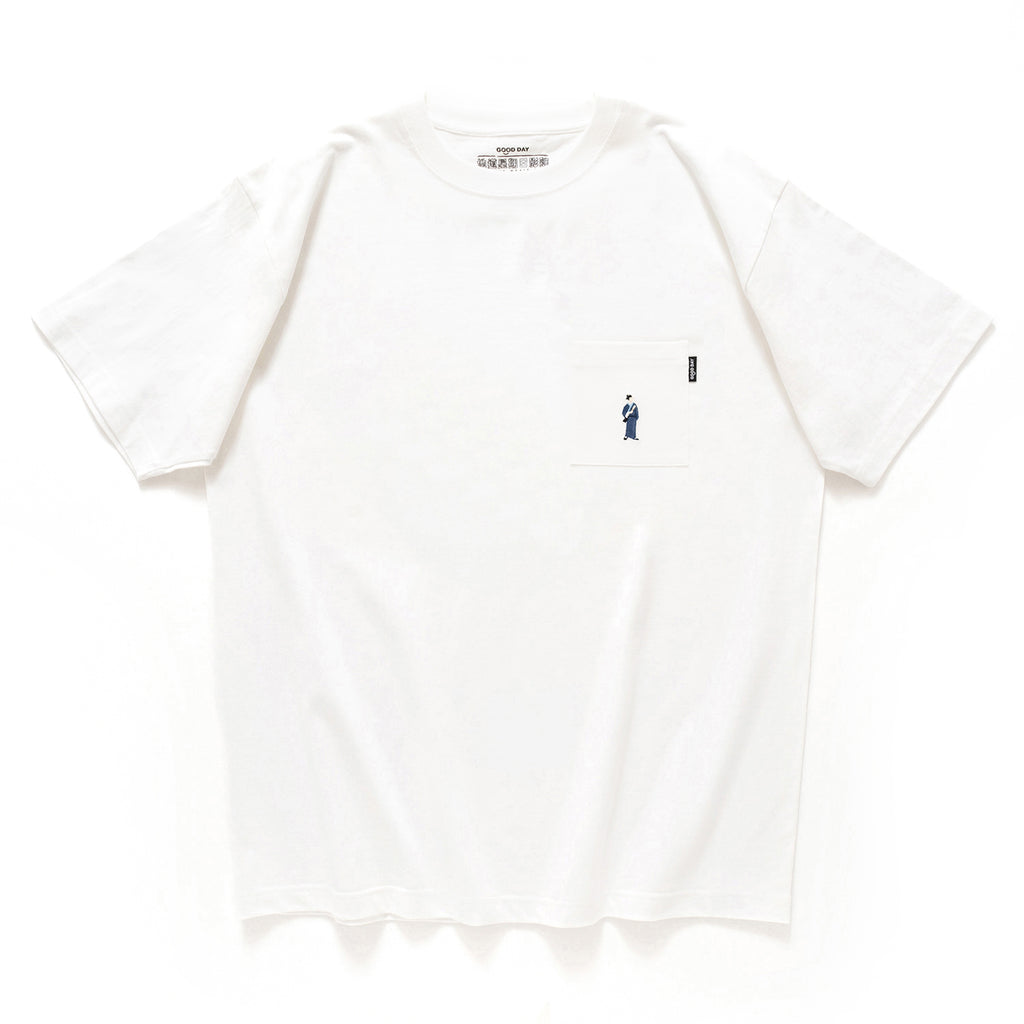 (ZT1079) HK Movie Club Embroidery Pocket Tee