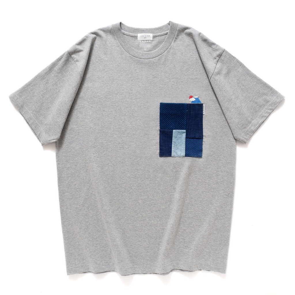 (ZT1082) Fuji Mount Embroidery Kendo Mix Pocket Tee
