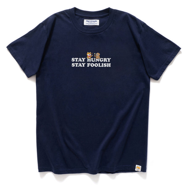 (ZT880) Stay Hungry Stay Foolish Graphic Tee