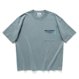 (ZT949) The Darkest Night Patchwork Pocket Tee