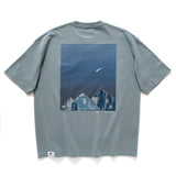 (ZT949) The Darkest Night Patchwork Pocket Tee
