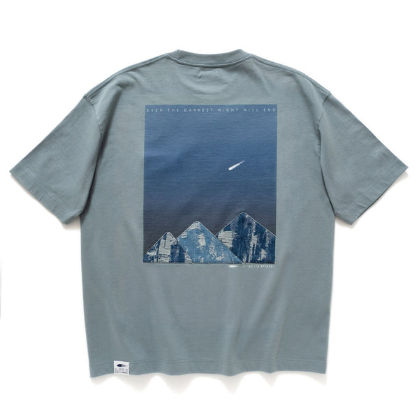 (ZT949) The Darkest Night Patchwork Pocket Tee