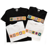 (ZT1263) Crochet Panel Tee