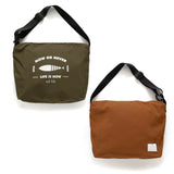 (BA439) 2 Face Logo Messenger Bag