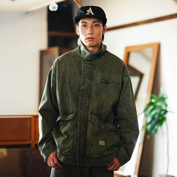 (JK399) Washed Barn Jacket