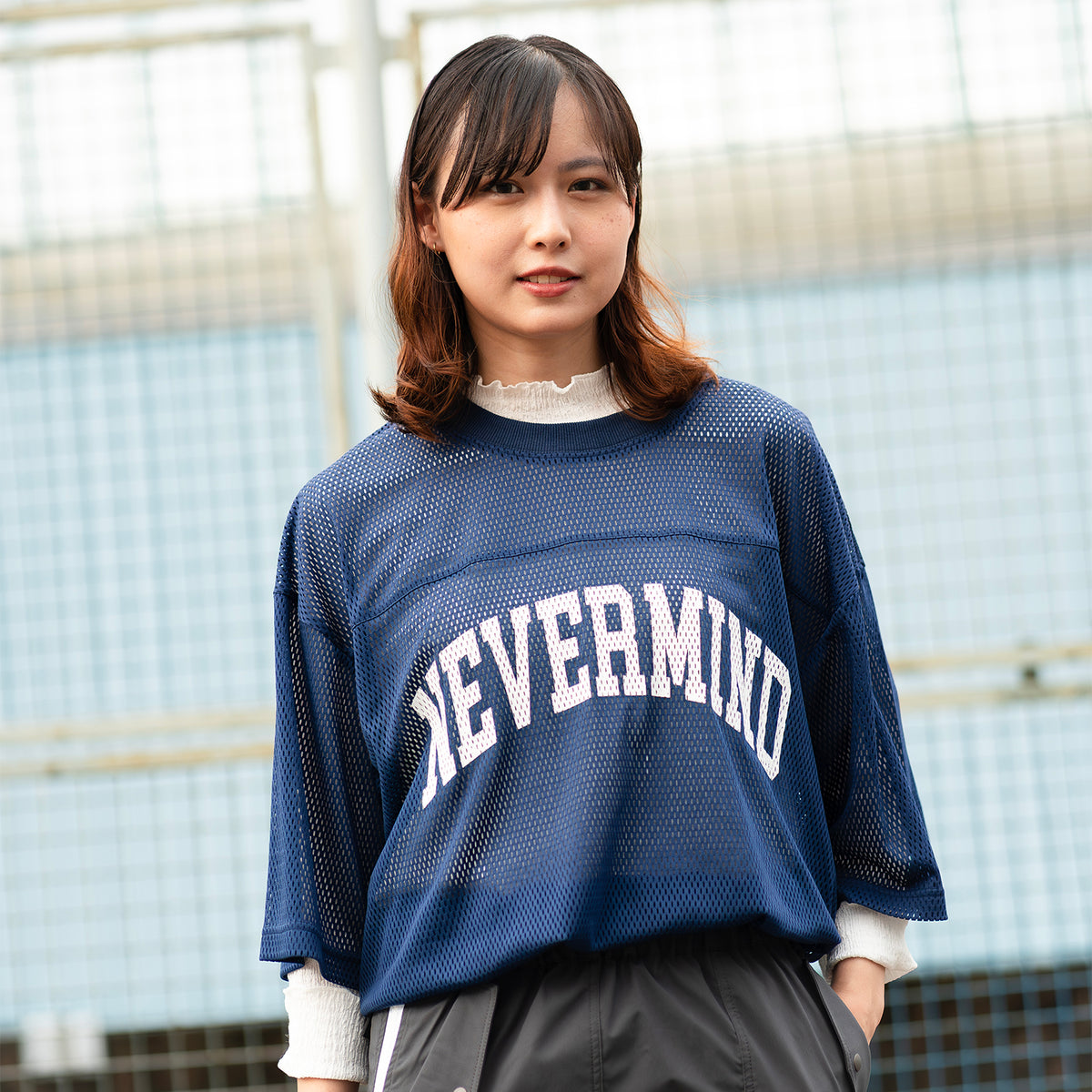 (TP1949) Nevermind Mesh Tee