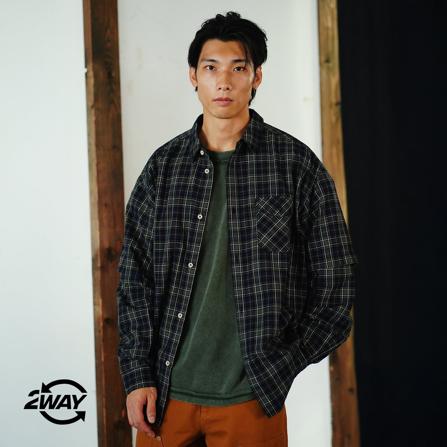 (ST472) 2 Way Shirt