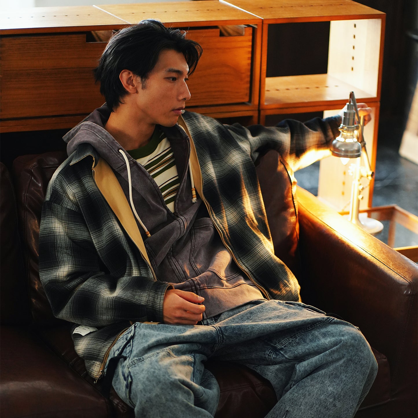 (JK406) 2 Face Harrington Jacket