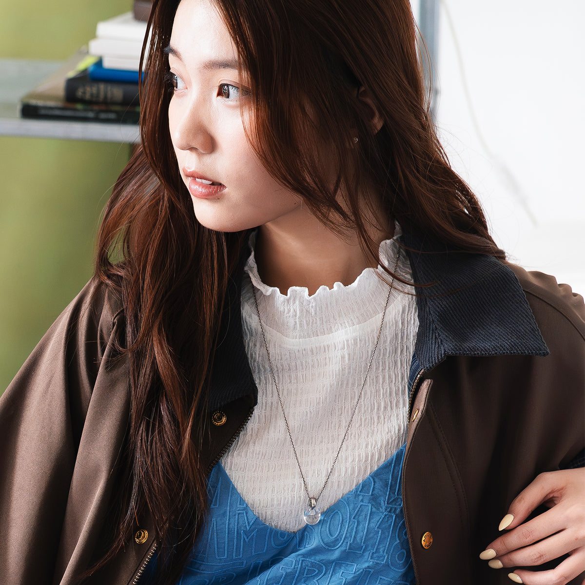 (TP1910) Waffle Long Sleeve Tee
