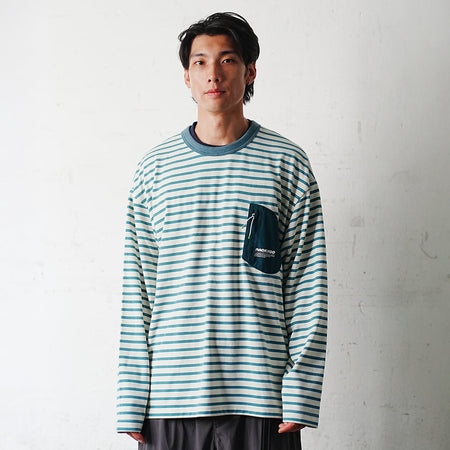 (ZT1558) Curious Cat Graphic Long Sleeve Tee