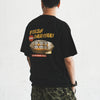 (ZT1561) Fresh Daruyaki Graphic Embroidery Tee