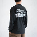 (EX613) Parade Graphic Washed Long Sleeve Tee