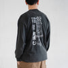 (EX614) Kasa Graphic Washed Long Sleeve Tee