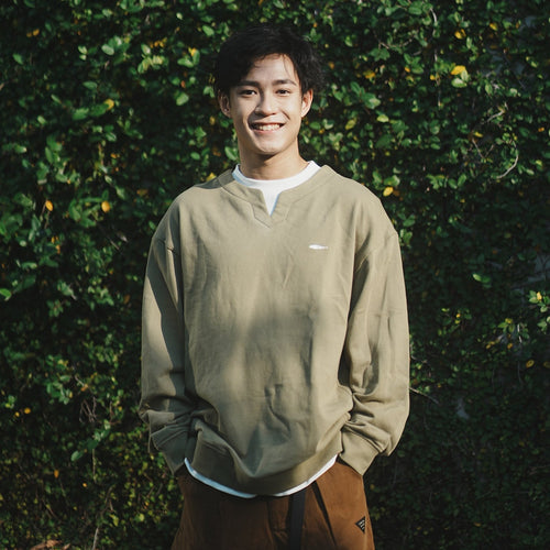 (SW408) Fake Layer Sweater