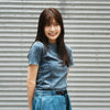 (TP1599) Washed Cropped Tee