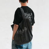 (EX598) Have a Good Day Washed Tote Bag