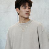 (TP1604) Washed Waffle Tee