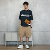 (TP1636) Reversible Mesh Graphic Tee