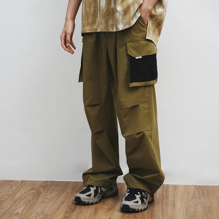 (PT355) Ankle Cropped Lightweight Wide Pants