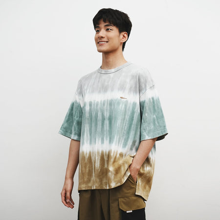 (ZT1436) Japan Paisley Fabric Roll Sleeve Tee