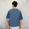 (TP1602) Indigo Patchwork Tee