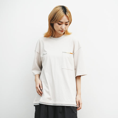 (TP1287) Embroidery Pocket Tee