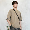 (TP1636) Reversible Mesh Graphic Tee
