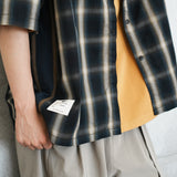 (ST466) Plaid Short Sleeve Shirt