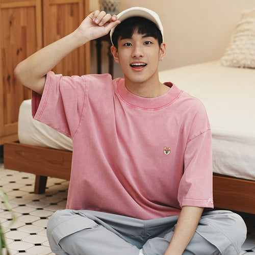 (TP1361) Garment Dye Wash Pocket Tee