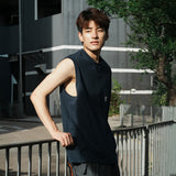 (VT1672) Cool Touch Drawstrings Tank Top