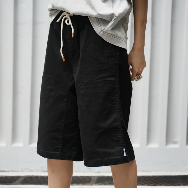 (YP414) Easy Double Knee Jorts