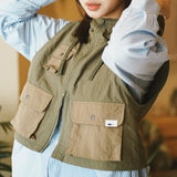 (YJ355) Cropped Outdoor Vest