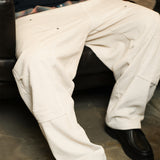 (PT425) 洗水燈芯絨工裝長褲