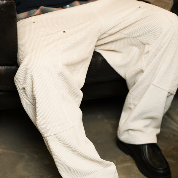 (PT425) 洗水燈芯絨工裝長褲