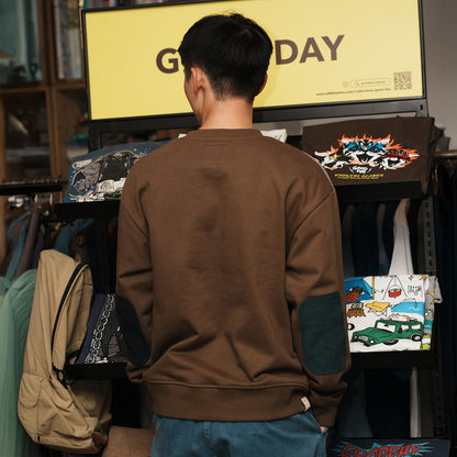 (SW525) Patchwork Sweater