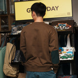 (SW525) Patchwork Sweater