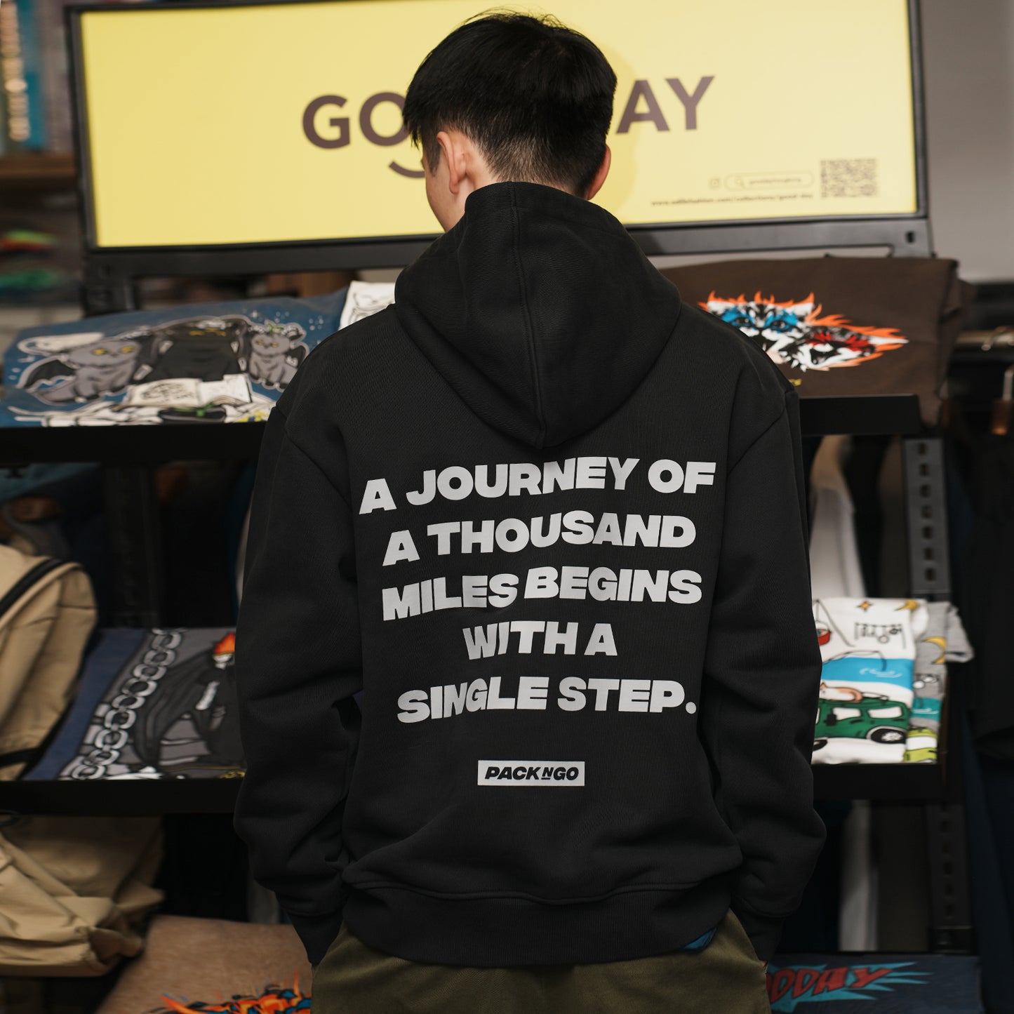 (SW527) Heavyweight Half Zip Hoodie