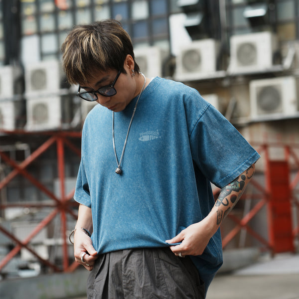 (EX646) Graphic Washed Tee