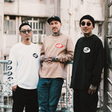 (EX667) KURORYO Graphic Long Sleeve Washed Tee