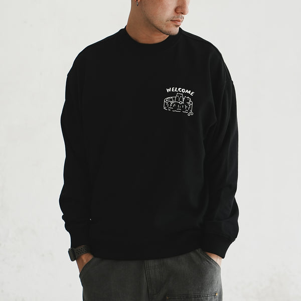 (ZW497) Zoo Graphic Sweater