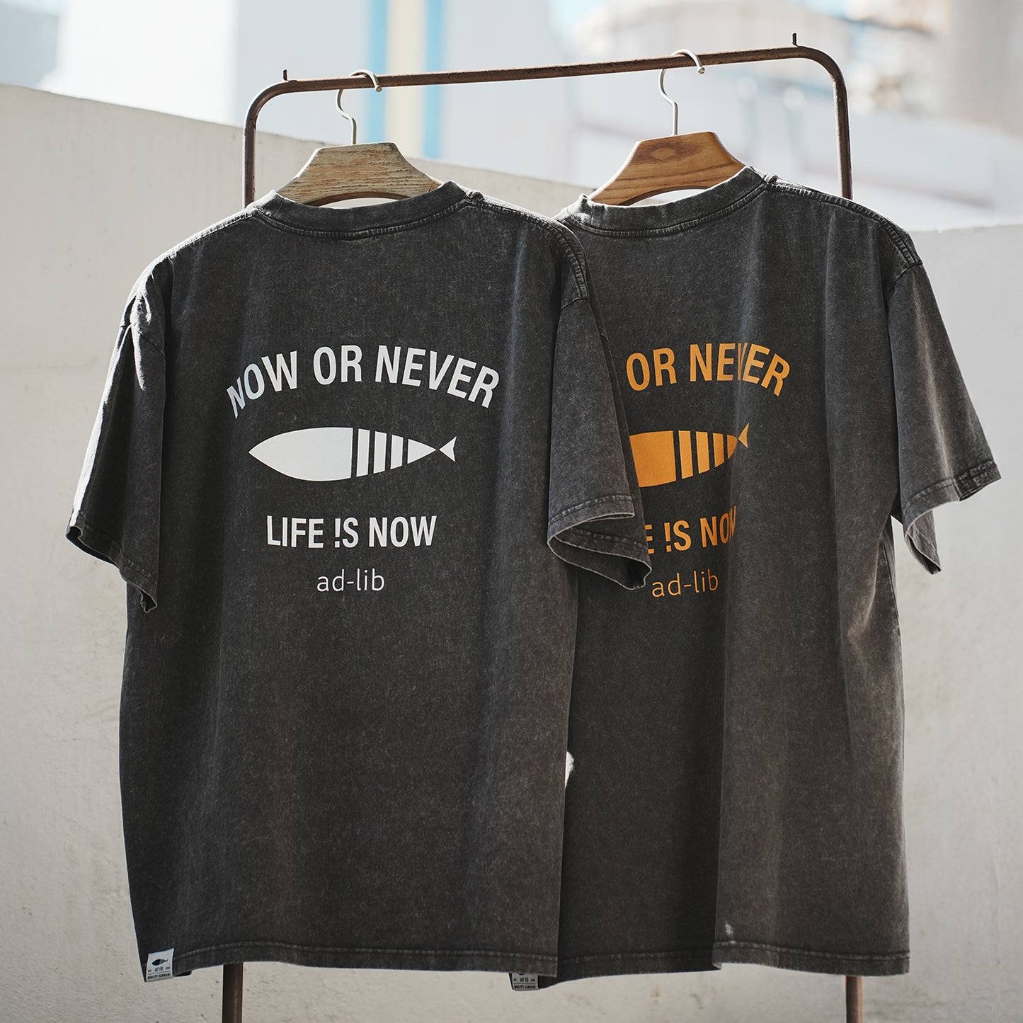 (ZT1582) 活在當下圖案Tee (網店限定)